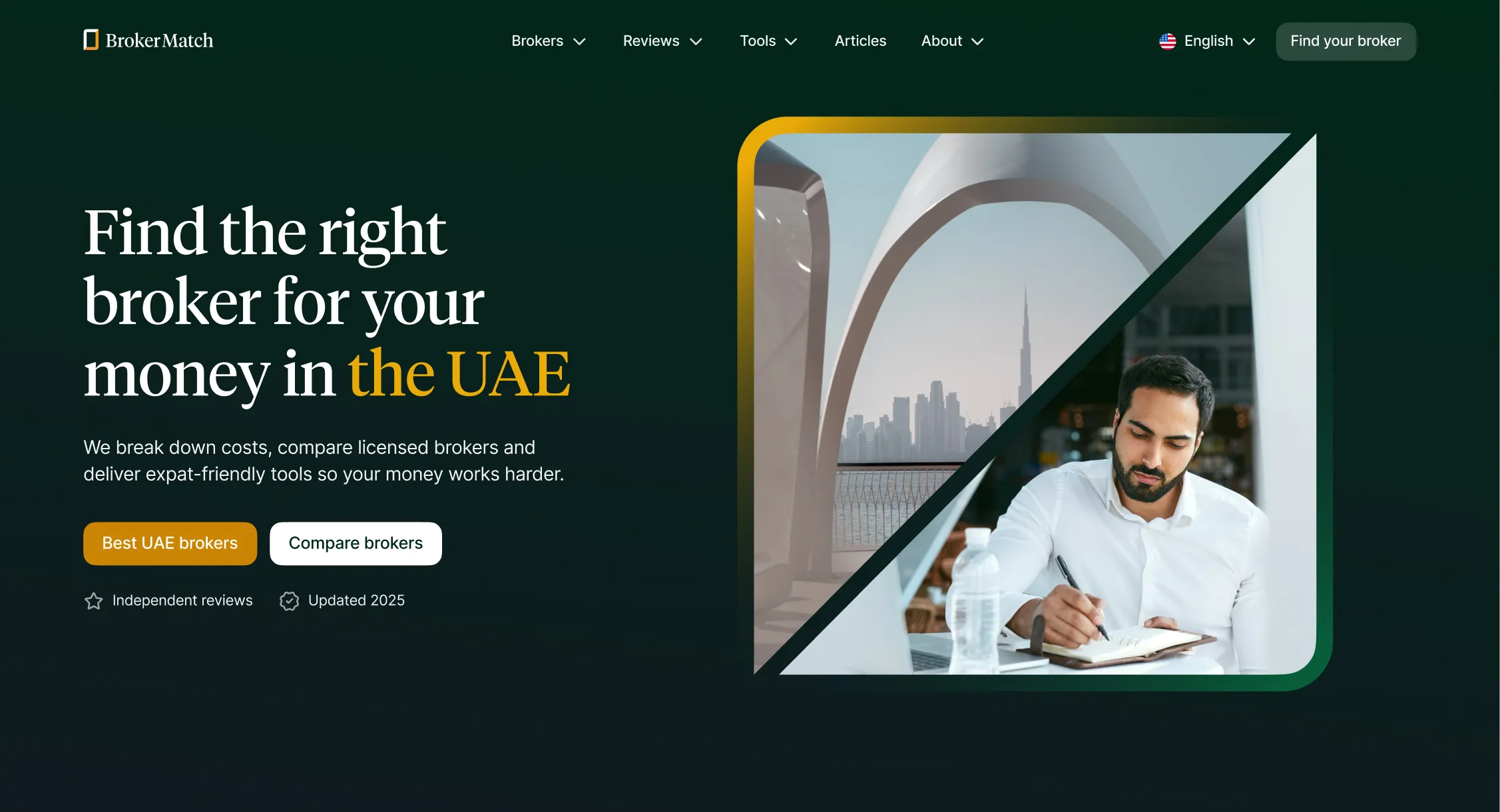 BrokerMatch website